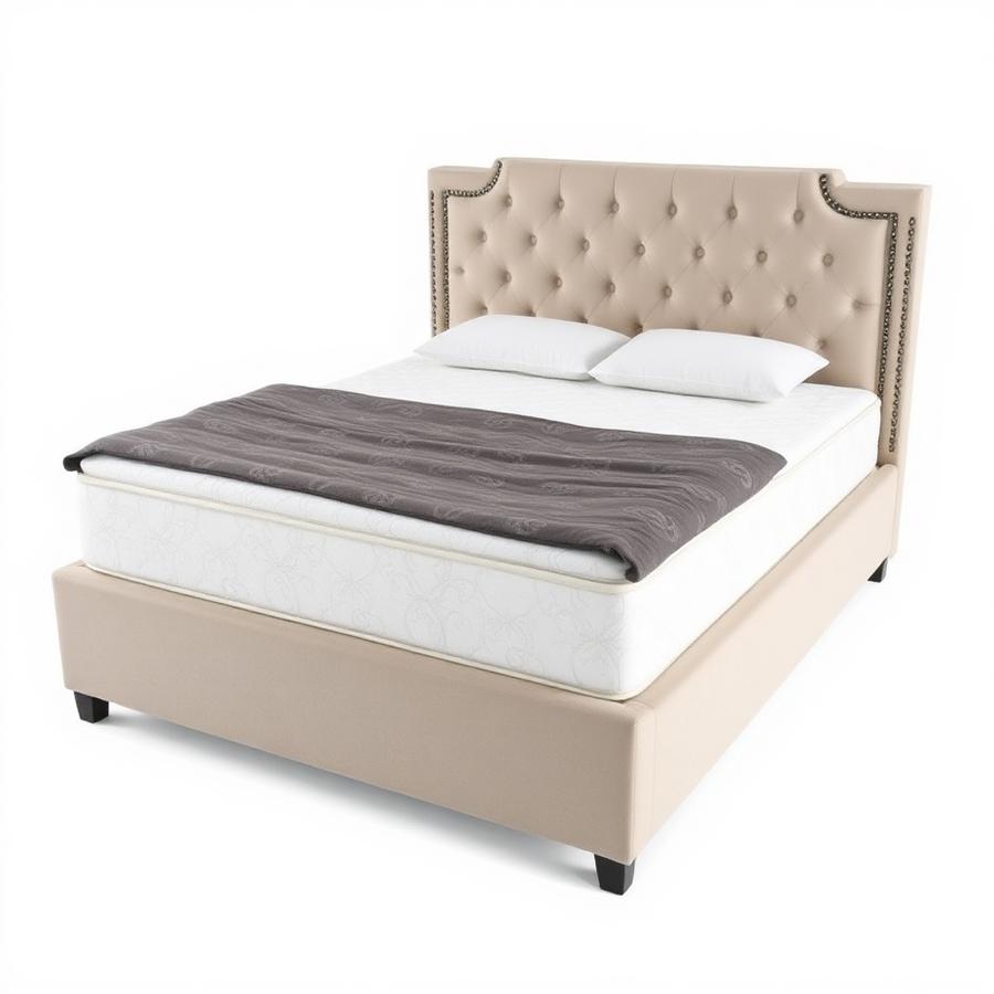 Queen Bed + Mattress for rent in Al Quoz, Dubai