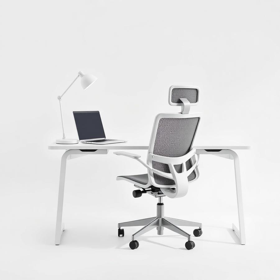 Desk + Ergonomic Chair for rent in Deira, Dubai